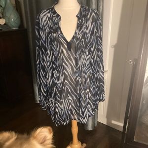Jones NY tunic/beach cover up